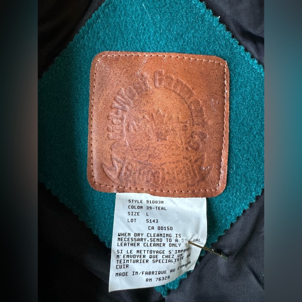 Vintage Mid West Garment Co Teal Wool Blazer - Picture 7 of 8